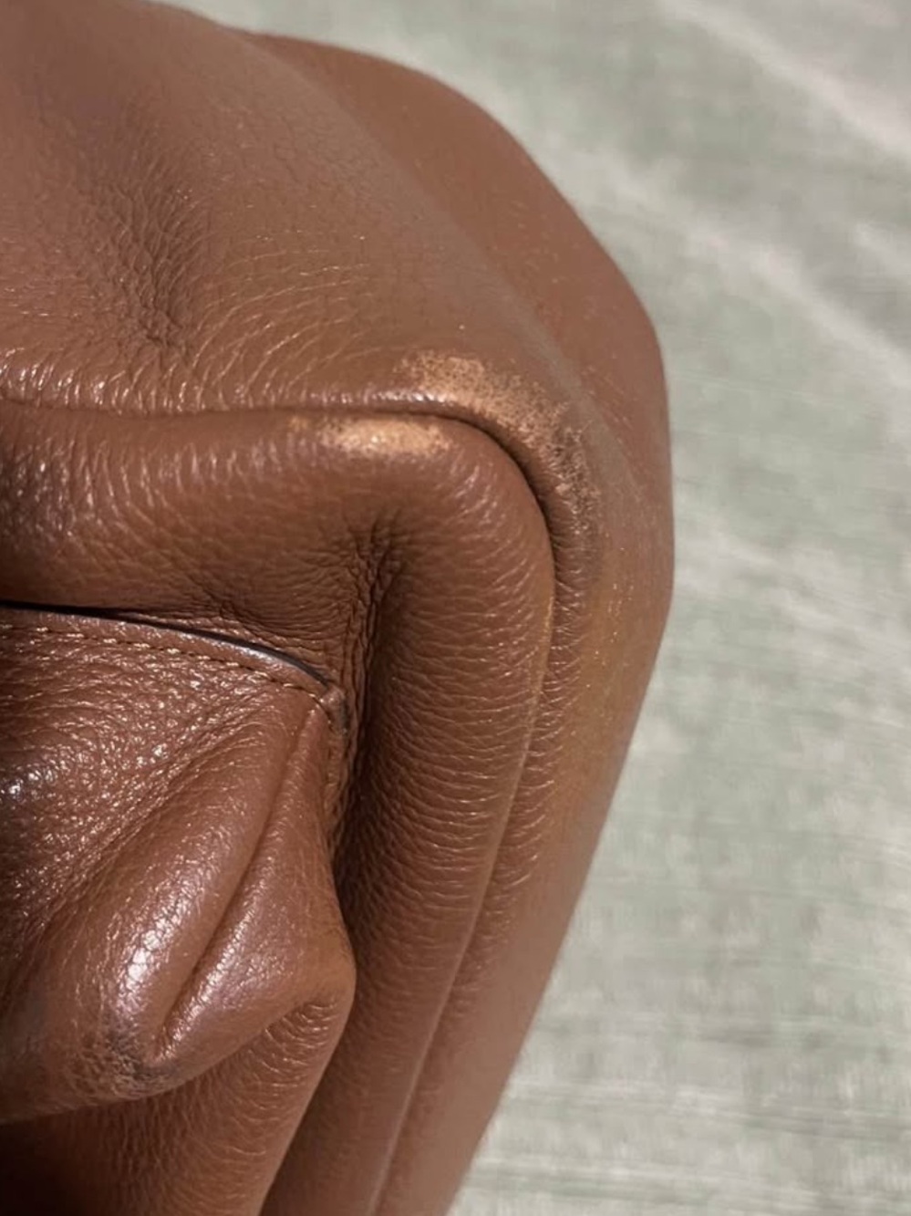 Coach Brown Pebbled Leather Backpack - Picture 7 of 7
